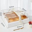 Коробка для 9 пирожных ( 33.5х33.5х12см) - Магазин товаров для кондитеров - Cake Box, Екатеринбург