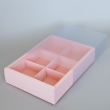 Коробка для 6 пирожных (цвет розовый) 50шт - Магазин товаров для кондитеров - Cake Box, Екатеринбург