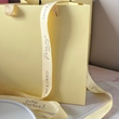 Пакет подарочный бумажный  M (30*30*30см) - Yellow - Магазин товаров для кондитеров - Cake Box, Екатеринбург