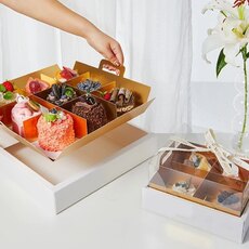Коробка для 9 пирожных ( 33.5х33.5х12см) - Магазин товаров для кондитеров - Cake Box, Екатеринбург