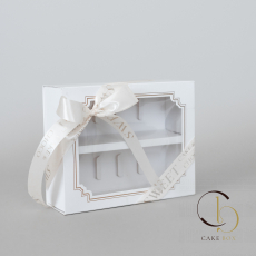 Коробка для 10 macaron 50шт - Магазин товаров для кондитеров - Cake Box, Екатеринбург