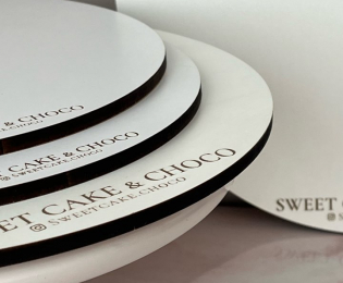 Подложка 20см с гравировкой - Магазин товаров для кондитеров - Cake Box, Екатеринбург