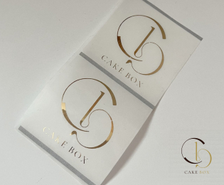 Стикеры брендированные (1000шт) - Магазин товаров для кондитеров - Cake Box, Екатеринбург