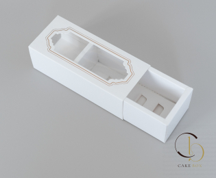 Коробка для 5 macaron 50штук - Магазин товаров для кондитеров - Cake Box, Екатеринбург