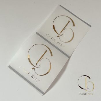 Стикеры брендированные (1000шт) - Магазин товаров для кондитеров - Cake Box, Екатеринбург